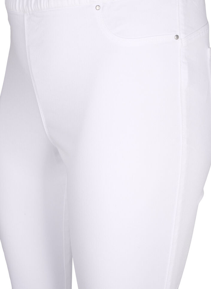 High-waisted jeggings, White, Packshot image number 2
