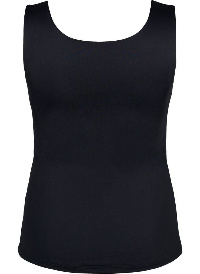 Stretchy reversible top, Black, Packshot image number 1