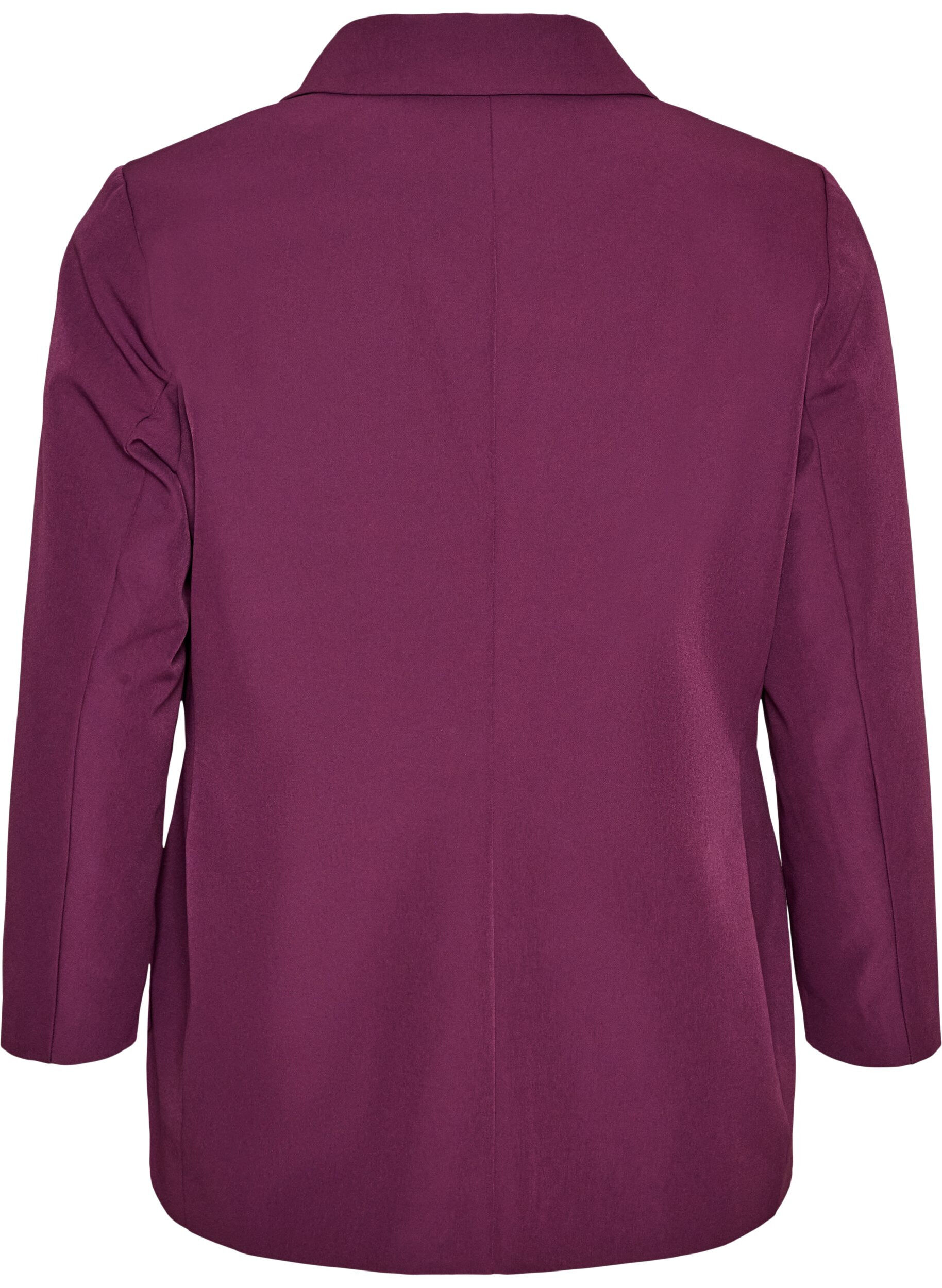 ZizzifashionClassic blazer with button fastening, Purple, Packshot image number 1