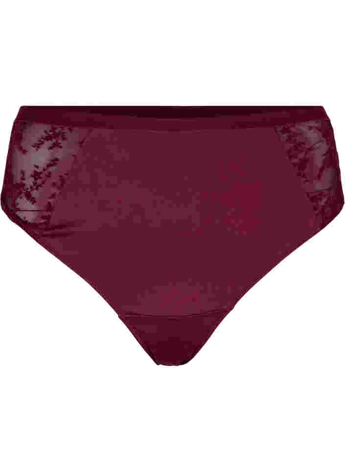Thong with regular waist, Bordeaux Ass, Packshot image number 0