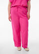 FLASH - Straight fit trousers with high waist, Pink, Model image number 2
