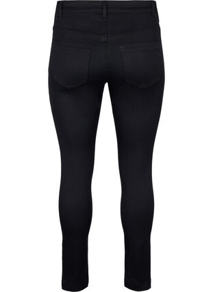Viona regular waist jeans, Black, Packshot image number 1