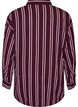 Striped nightshirt, Dark Bordeaux, Packshot image number 1