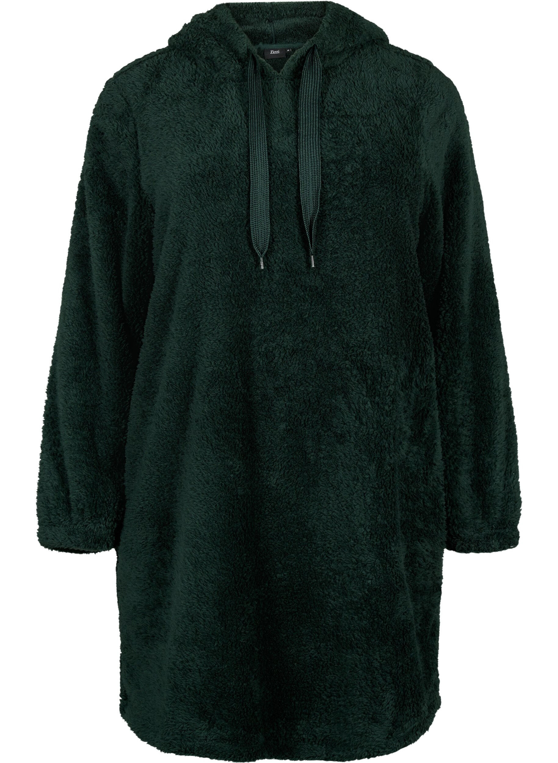 Zizzifashion Teddy dress with hood, Scarab, Packshot image number 0