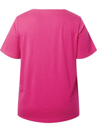 FLASH - T-shirt with motif, Raspberry Rose, Packshot image number 1