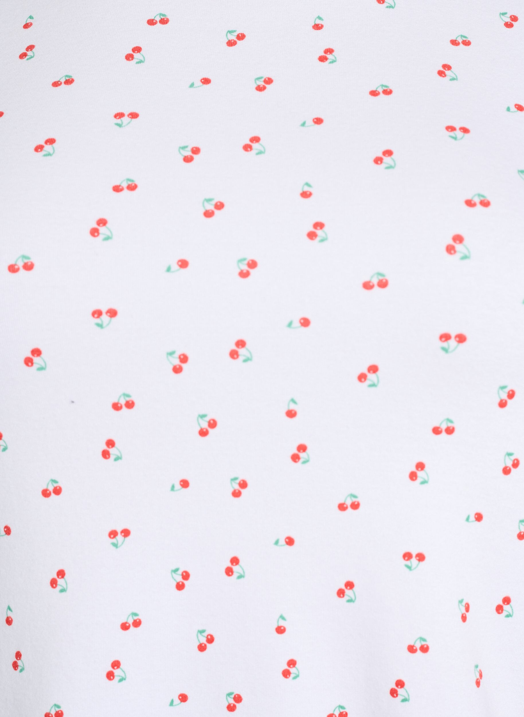 Zizzifashion Cotton T-shirt with all-over print, Vanilla, Packshot image number 2