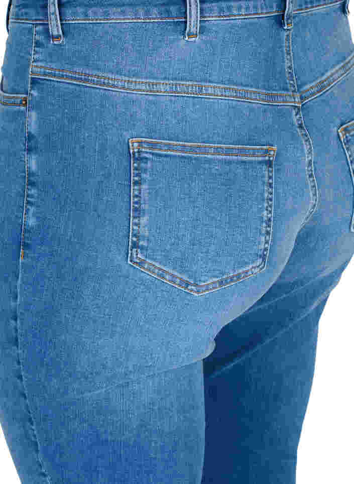 Extra high-waisted Bea jeans, Blue denim, Packshot image number 3