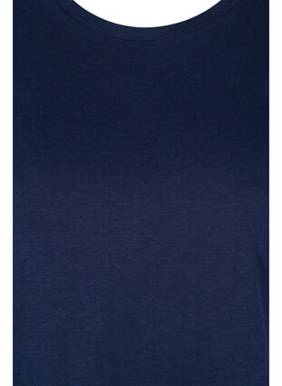 2-pack Short-sleeved T-shirt in Cotton, Navy B/Reseda, Packshot image number 2