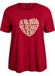 T-shirt with motif, Red, Packshot image number 0
