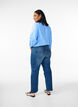 High-waisted Gemma jeans with a regular fit, Blue, Model image number 1