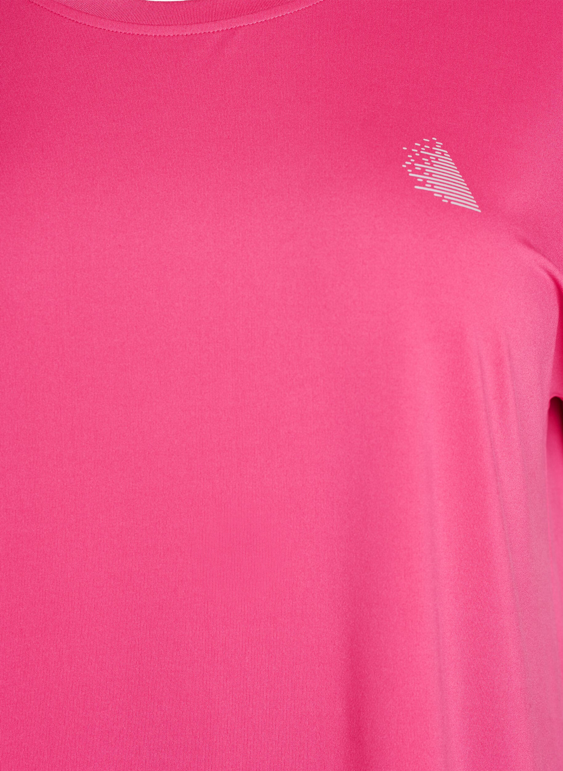 ZizzifashionSolid-coloured training T-shirt, Pink, Packshot image number 2