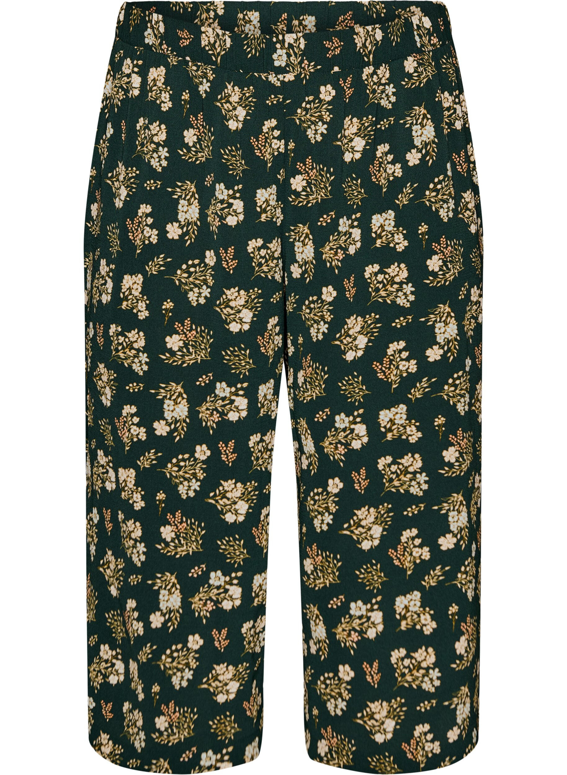 ZizzifashionCulotte trousers with print, Black, Packshot image number 0