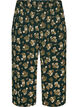 Culotte trousers with print, Black, Packshot image number 0