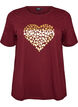 T-shirt with motif, Red, Packshot image number 0
