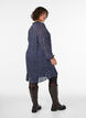 Patterned dress with ruffles and long sleeves, Blue, Model image number 2