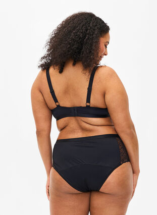 Hipster period panties with lace - Main Image