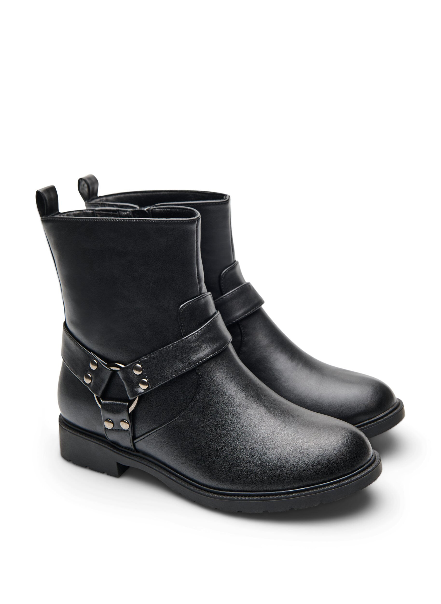 ZizzifashionShort biker boot, Black, Packshot image number 1