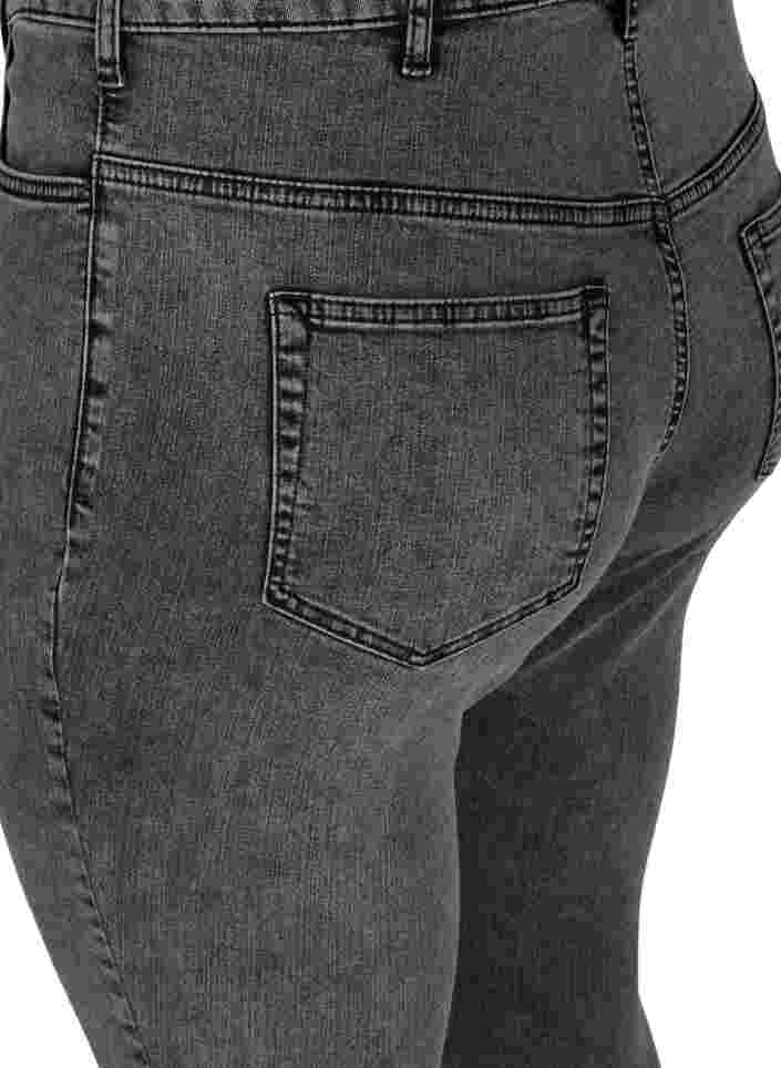 Super slim Amy jeans with high waist, Grey Denim, Packshot image number 3