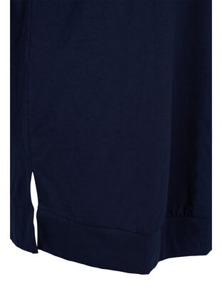 Sweater dress with hood and print details, Navy Blazer PRINT, Packshot image number 3