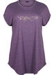 Short sleeve nightgown with text print, , Packshot image number 0