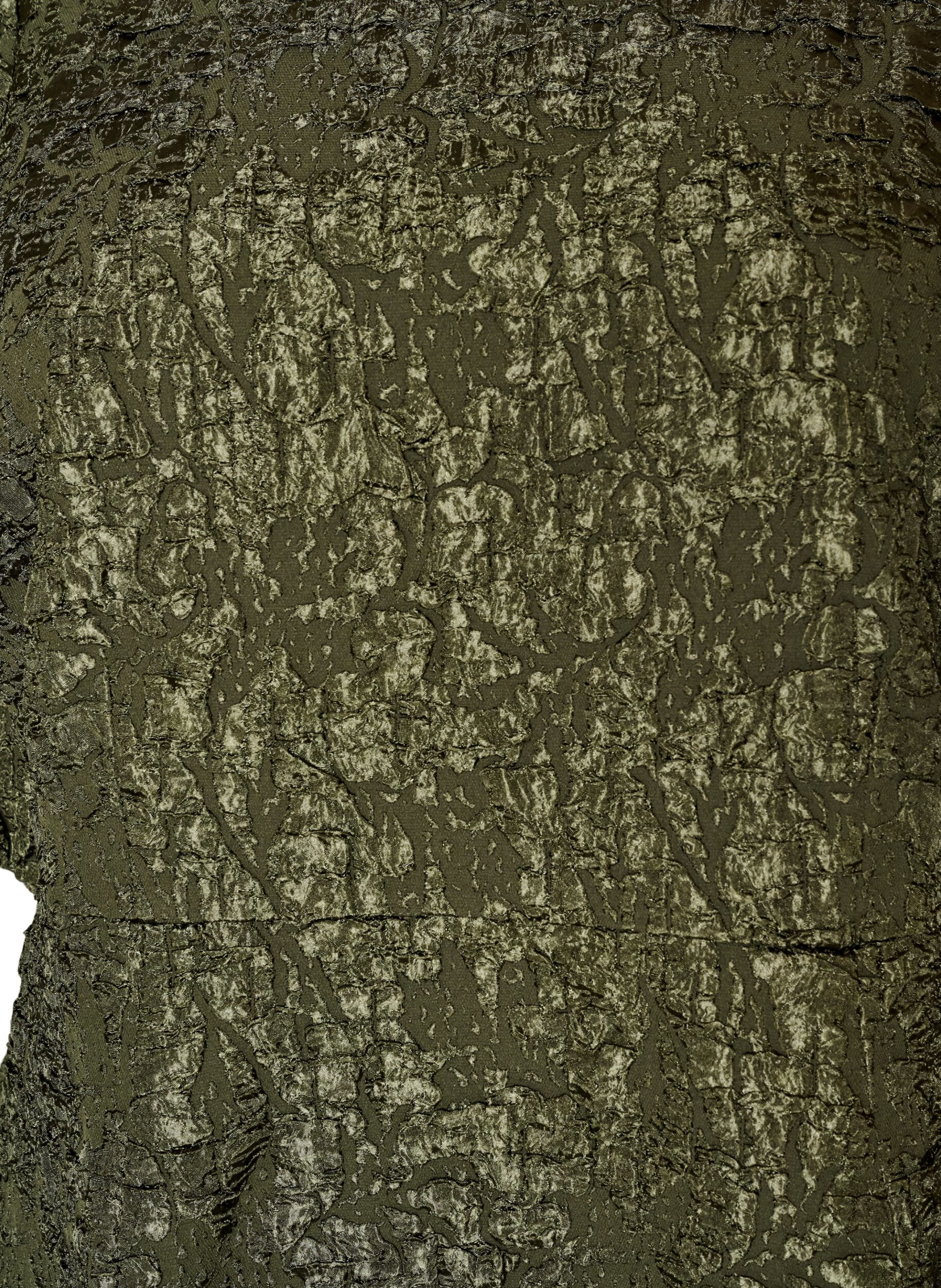 ZizzifashionJacquard dress with puff sleeves and A-line, Green, Packshot image number 2