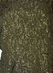 Jacquard dress with puff sleeves and A-line, Green, Packshot image number 2