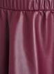 Short skater skirt in faux leather, Dark Bordeaux, Packshot image number 2