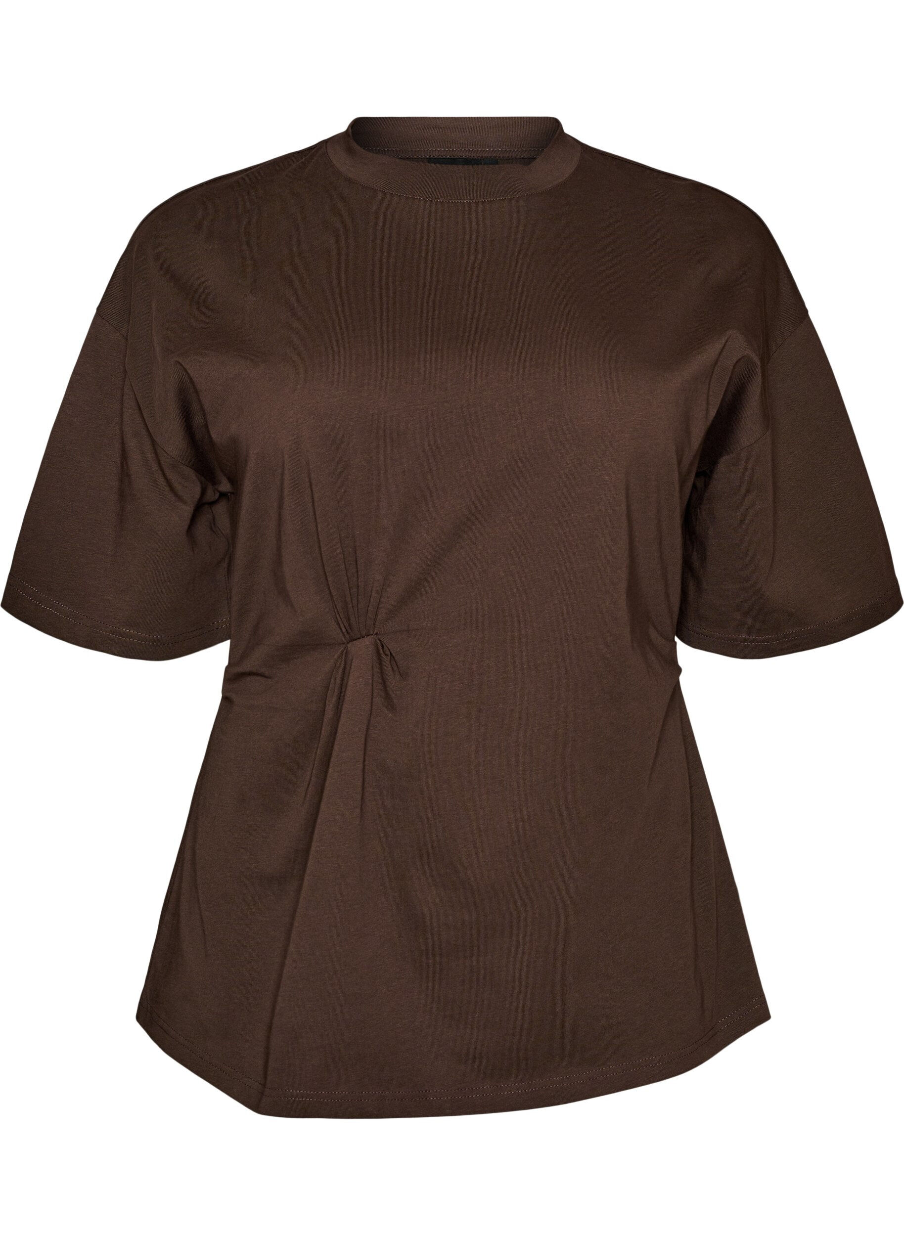 T-shirt with draped detail