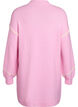 Knitted dress with contrast stitching, Pink, Packshot image number 1