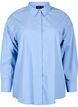 Loose long-sleeved shirt with stripes, Light Blue, Packshot image number 0