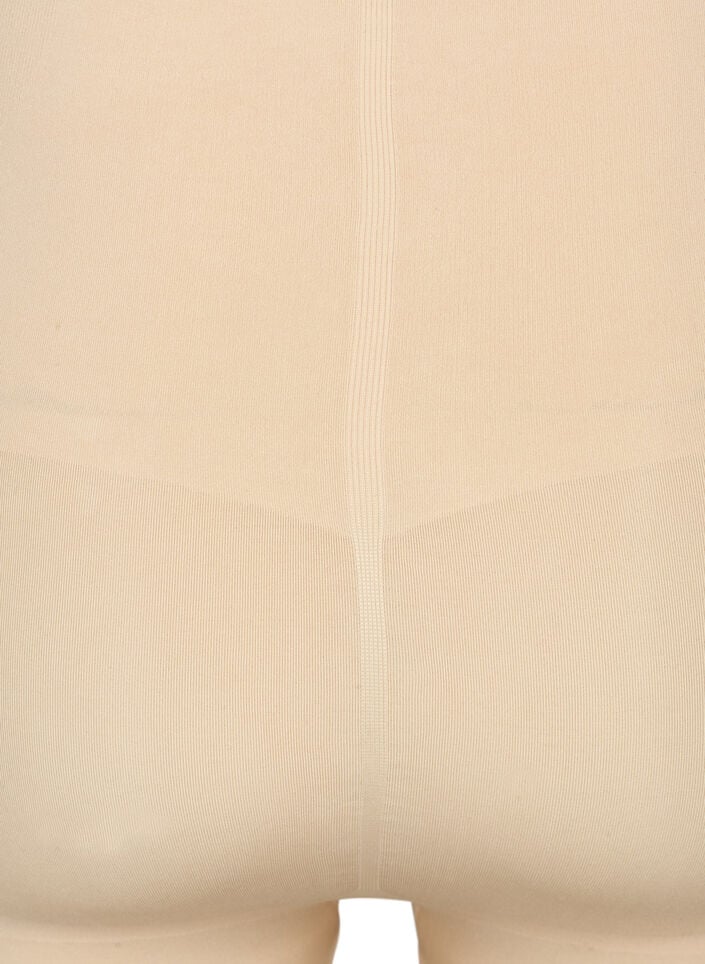 High waisted shapewear shorts, Beige, Packshot