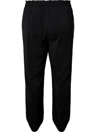 Flared trousers with pockets, Black, Packshot image number 1