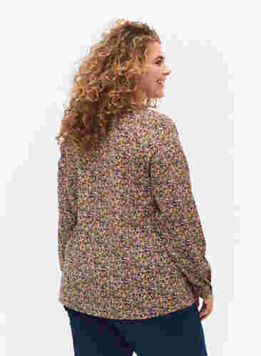 FLASH - Long sleeve blouse with print, Multi Ditsy, Model image number 1