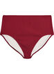 High-waisted bikini bottoms with texture, Red, Packshot image number 0