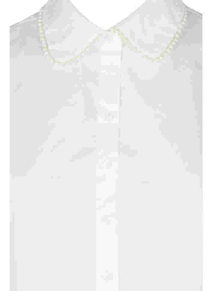 Detachable beaded collar, Bright White, Packshot image number 2