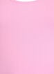 Solid color basic top in cotton, Pink, Packshot image number 2