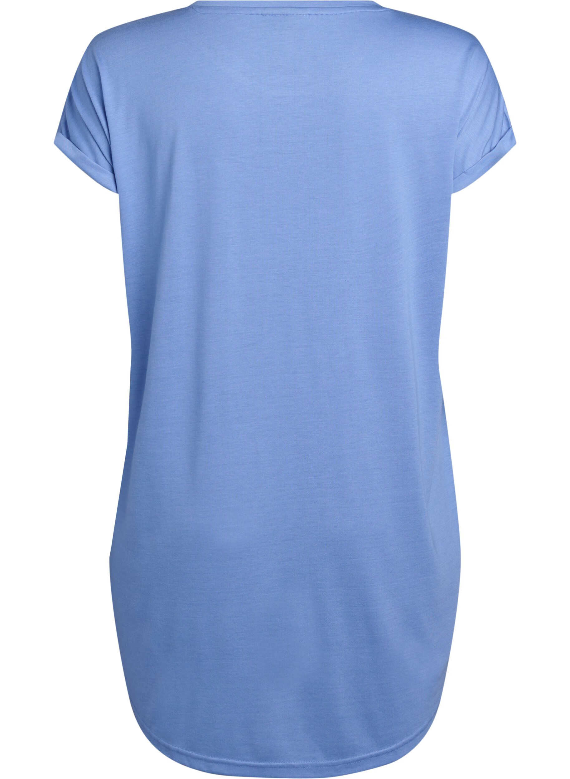 ZizzifashionShort sleeve nightgown with text print, , Packshot image number 1