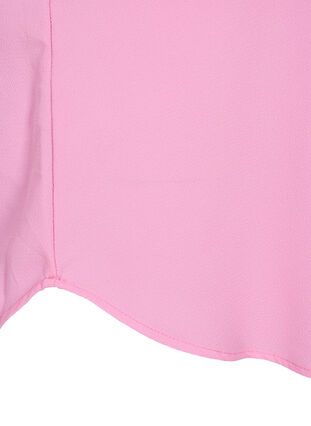 Short sleeved blouse with round neckline, Rosebloom, Packshot image number 3