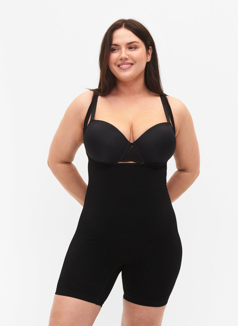 Shapewear suit, Black, Model image number 0