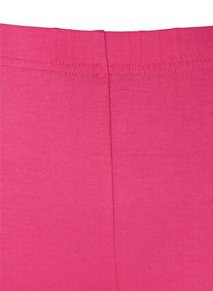 3/4 length basic leggings, Fuchsia Purple, Packshot image number 2