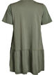 Short A-line dress with a washed look, Green, Packshot image number 1