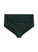 High-waisted bikini briefs with draping, Green, Packshot image number 0
