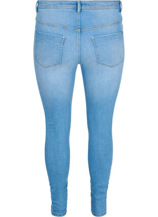 Super slim Amy jeans with zip, Light blue, Packshot image number 1