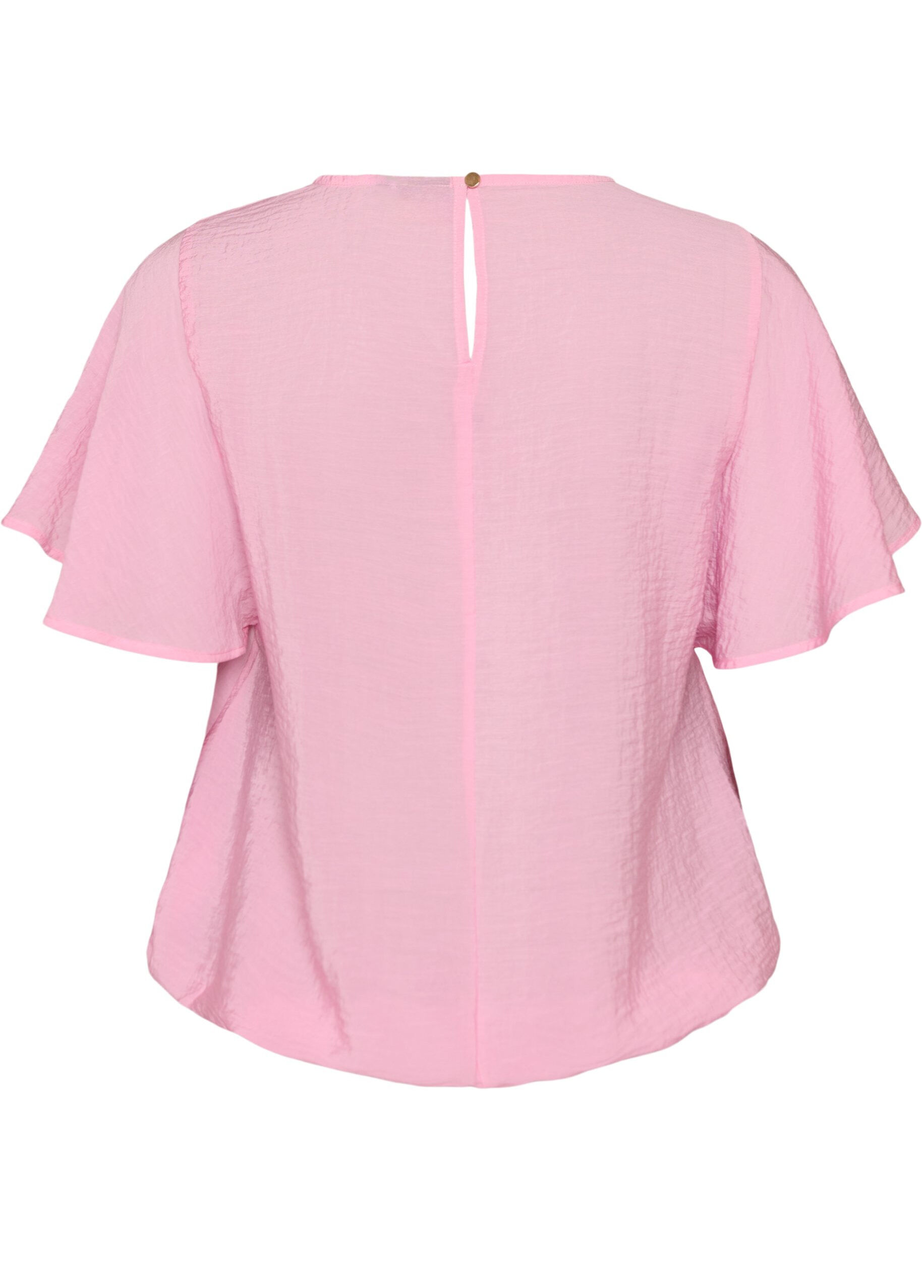 ZizzifashionBlouse with balloon shape and wing sleeves, Pink, Packshot image number 1