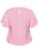 Blouse with balloon shape and wing sleeves, Pink, Packshot image number 1