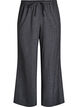 High-waisted trousers with wide legs, Dark Grey, Packshot image number 0