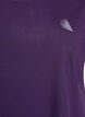 Solid-coloured training T-shirt, Purple, Packshot image number 2