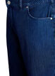 Pinstriped jeans with a straight fit, Blue, Packshot image number 2