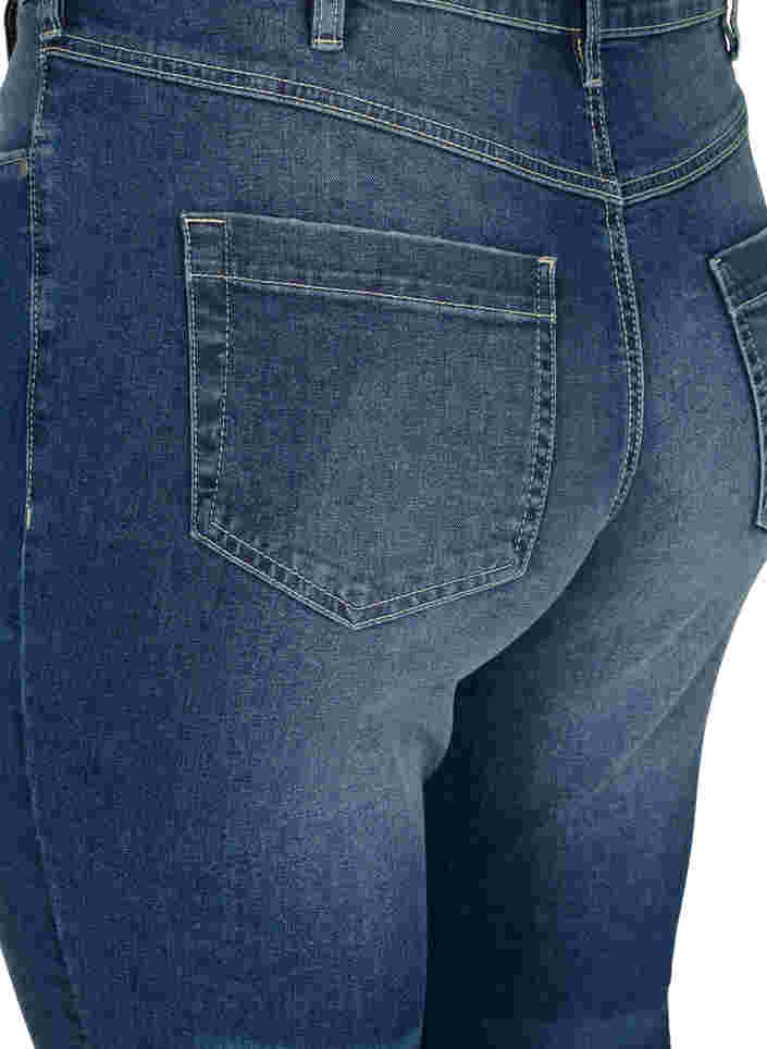 Ripped Amy jeans with super slim fit, Blue denim, Packshot image number 3