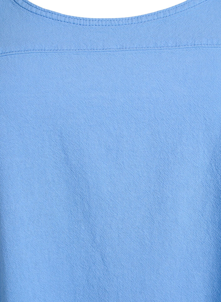 Short sleeve cotton dress, Light Blue, Packshot image number 2